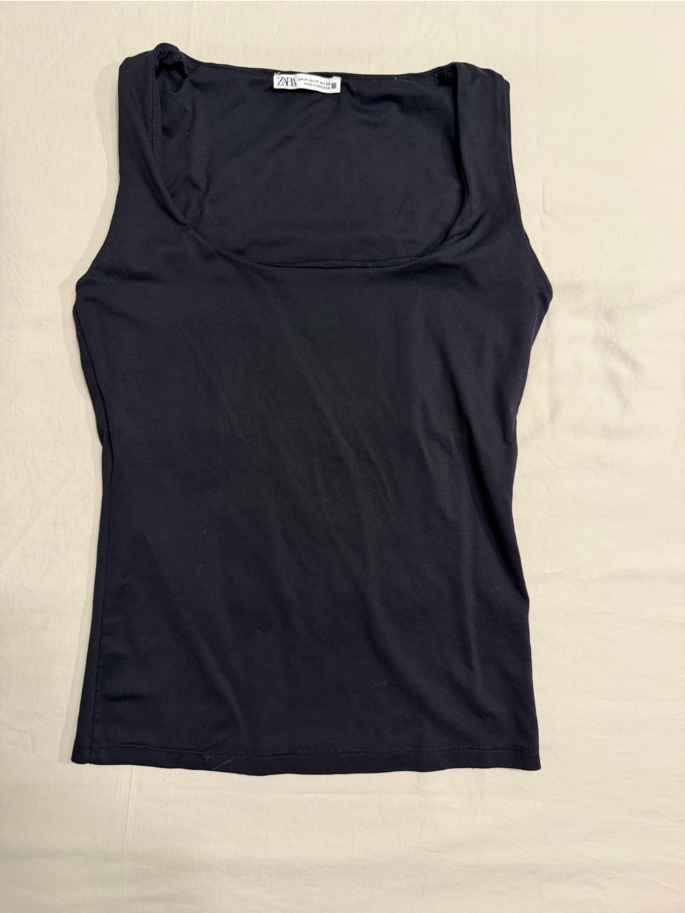 Zara Sleeveless Top Size M Black